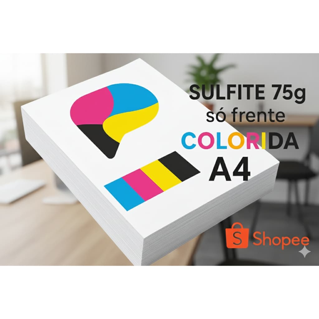 Impressão A4 Colorida – Frente Única no Sulfite 75g