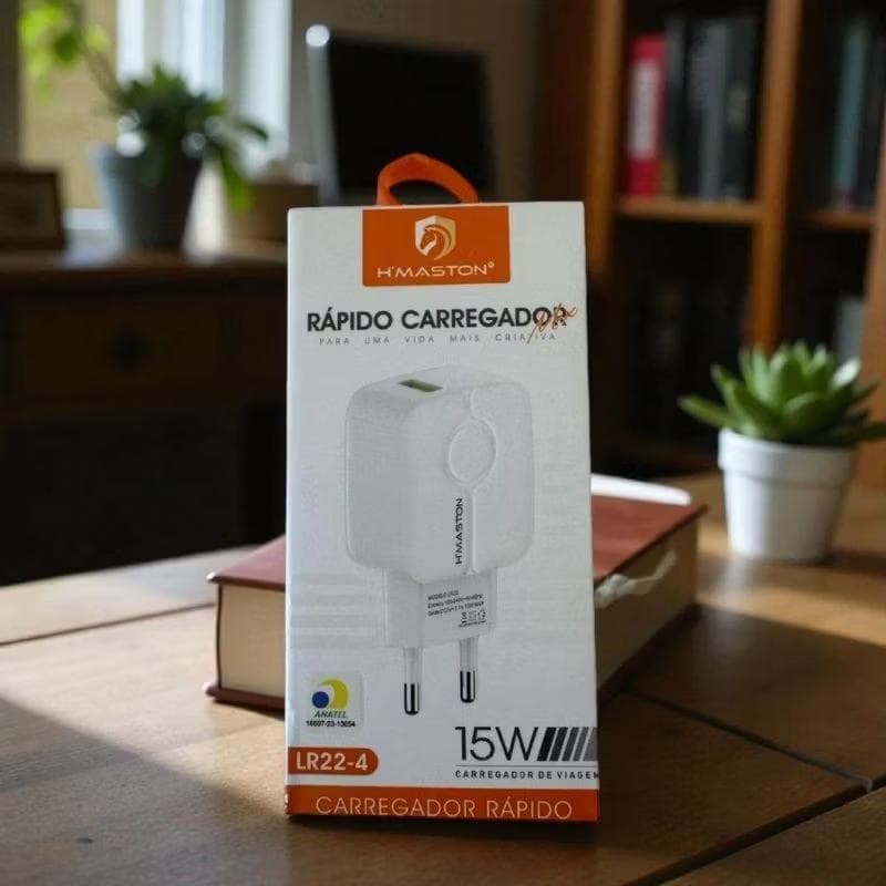 Carregador Inteligente Turbo | USB | Rápido 15W H´MASTON