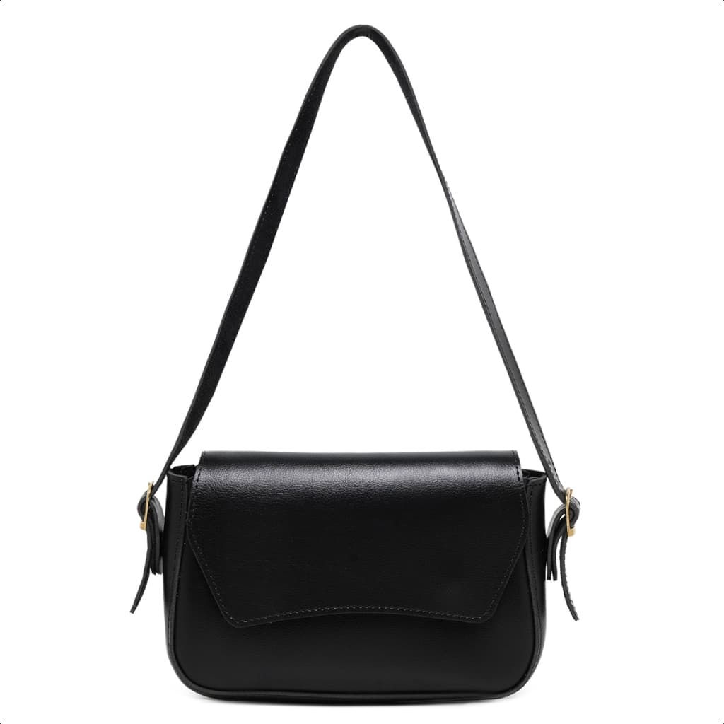 Bolsa Feminina Vega Trançada Elegante Baguete Alça Ombro Minimalista TiraColo