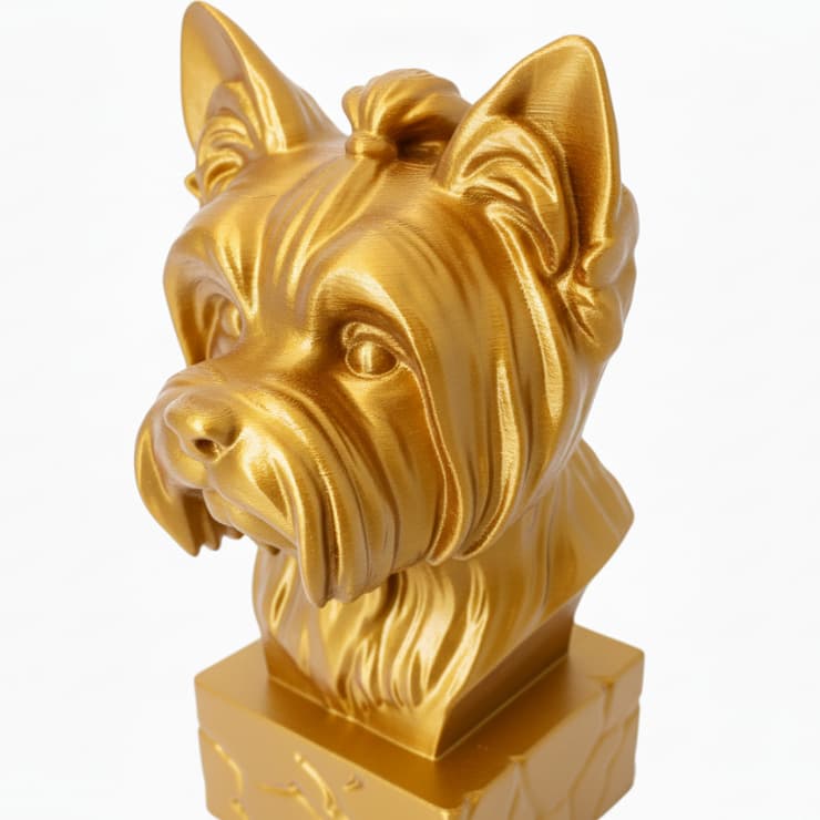 Yorkshire Terrier - Escultura Decorativa