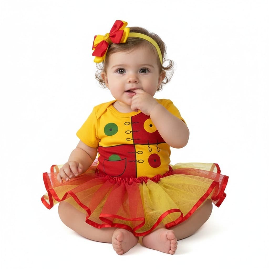Body Bebe Menina - Boneca  Emilia + Acessórios - Escolher Modelo - Temático