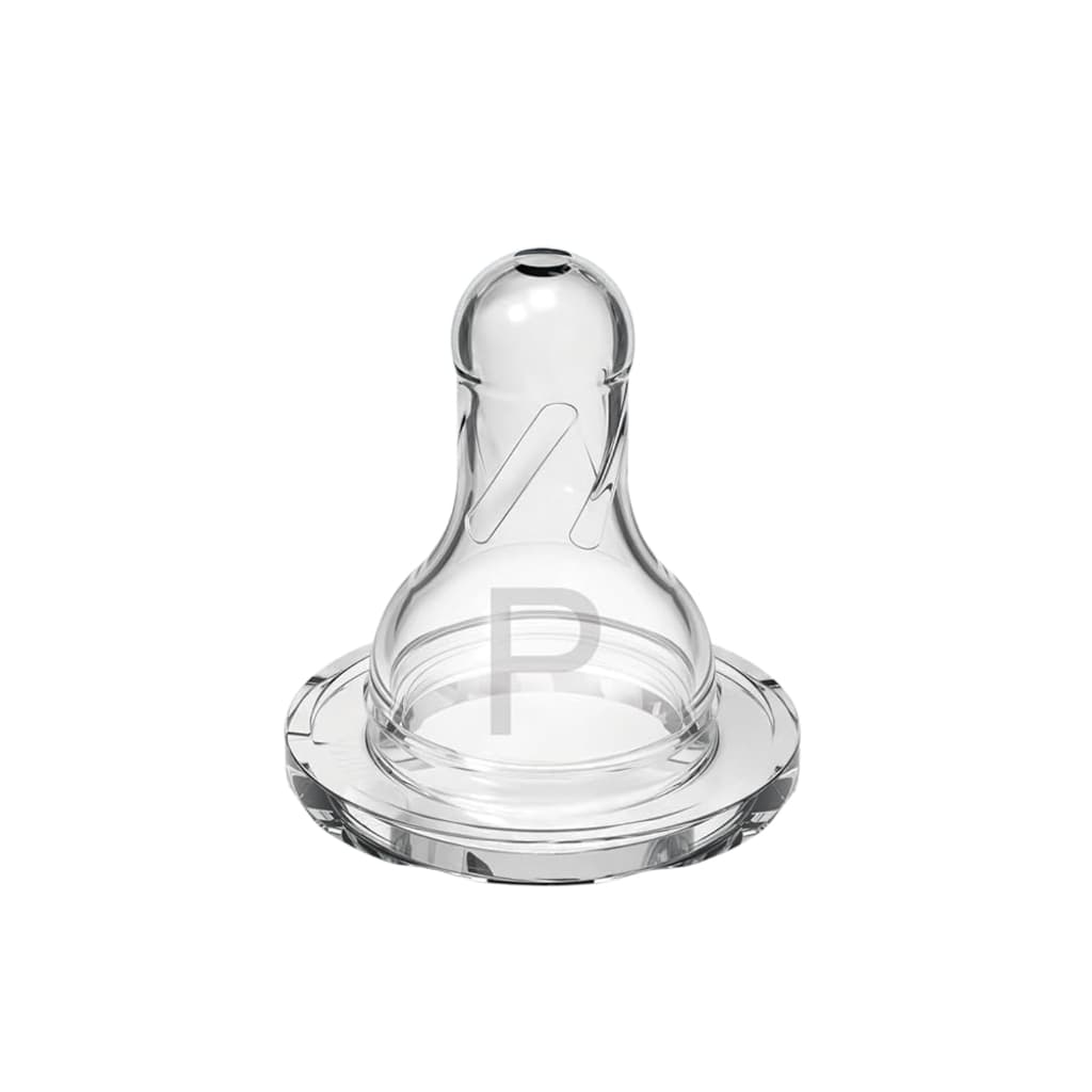 Bico Mamadeira de Silicone Dr. Brown's Natural Flow Preemie Flow Estreito, Fluxo Mais Lento, 0m+, 02 Un