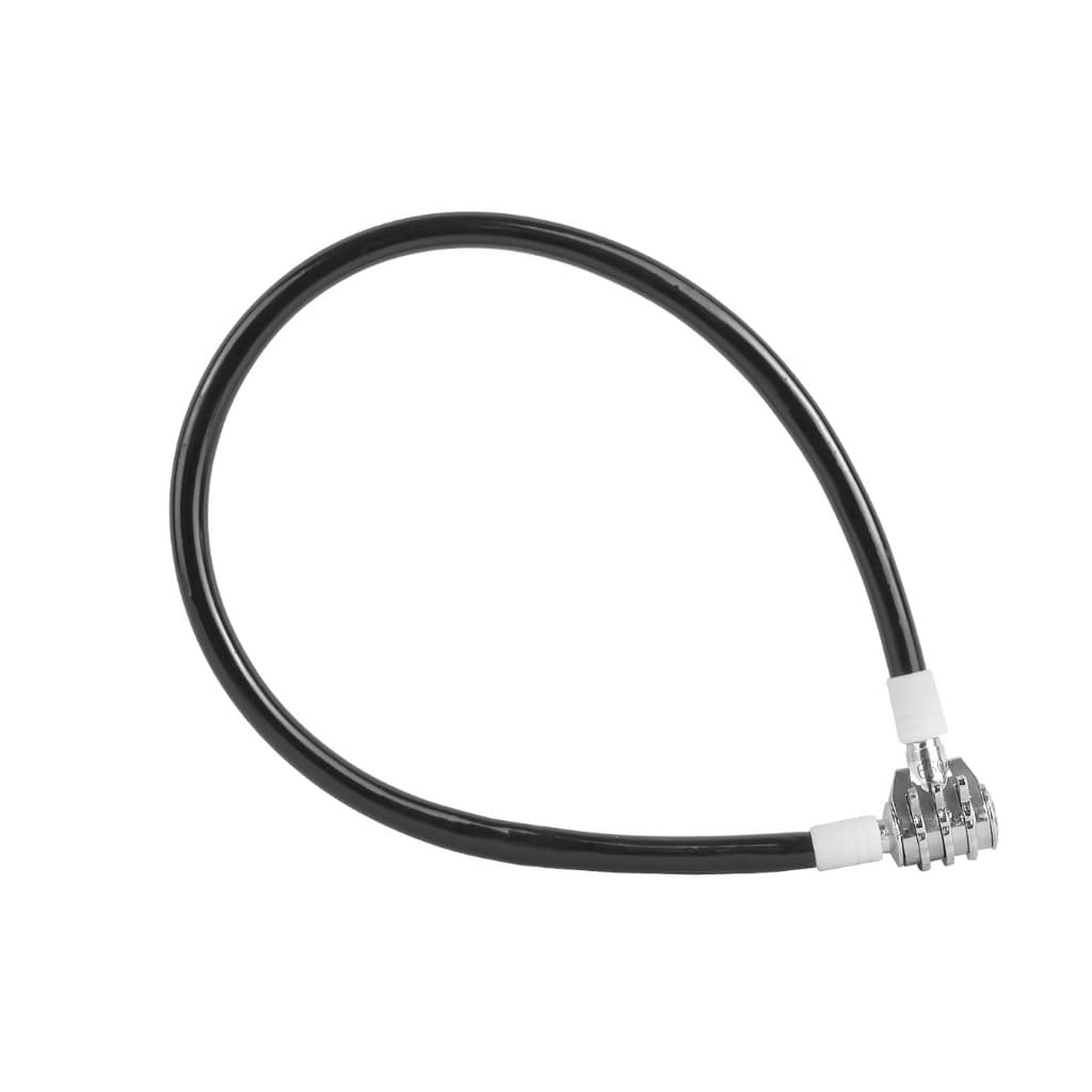 Cadeado Bicicleta Com Senha Numérica 0,8CMx65cm Trava Bike Moto Capacete Portão Segurança Corrente Multifuncional