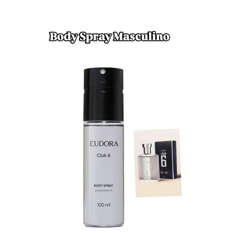 Desodorante Body Spray Eudora Club 6 100ml.