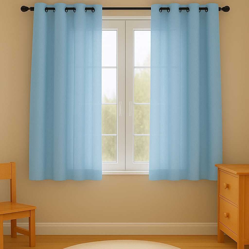Cortina Roma Corta Luz Para Sala e Quarto com Ilhós - 2,00 x 1,40