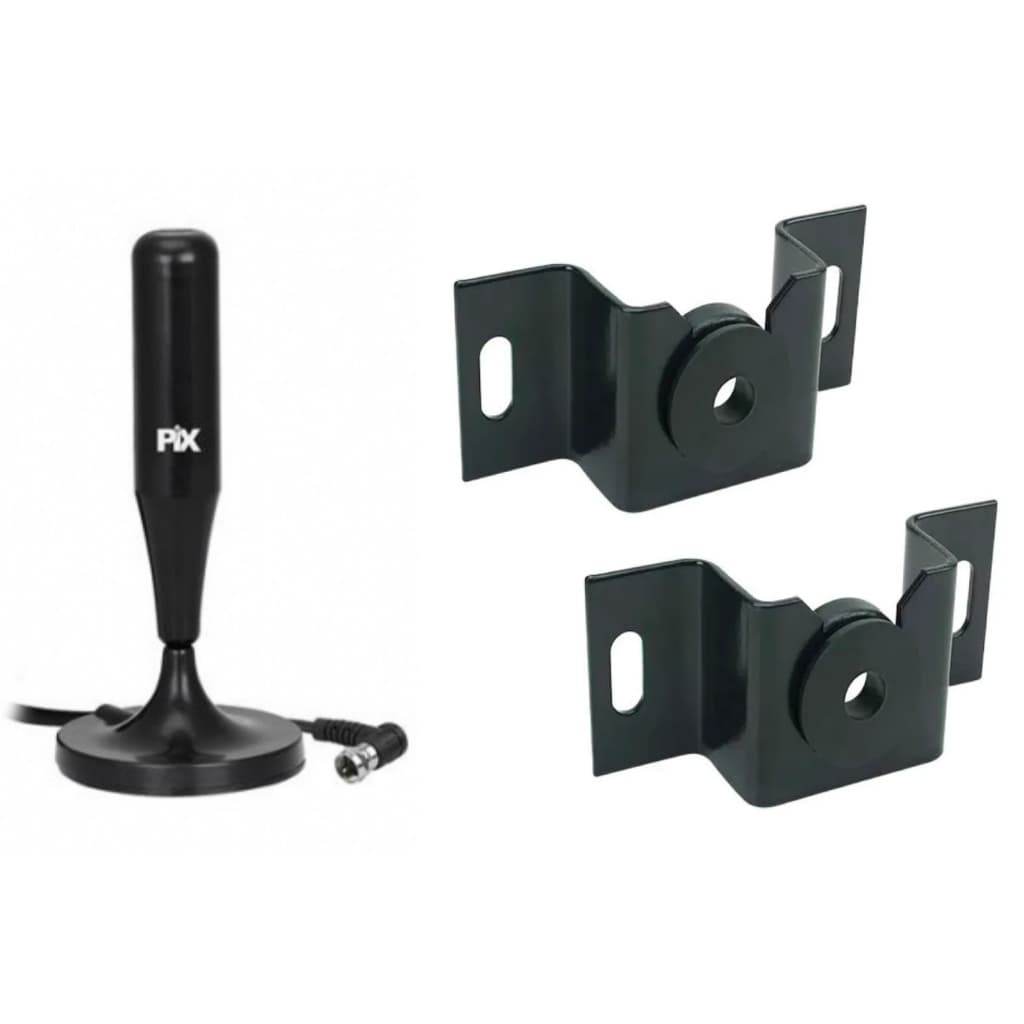 Kit Antena Interna + Suporte Fixo Para TV