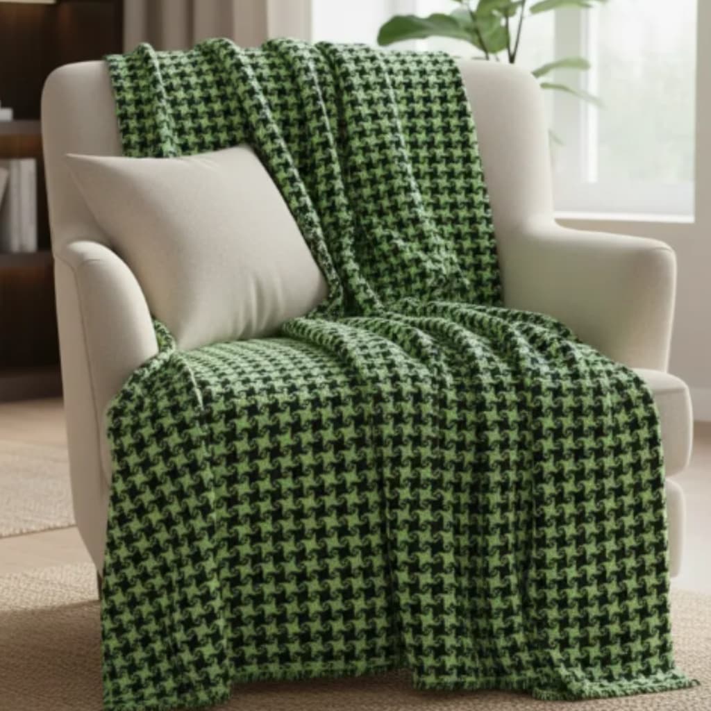 Manta Para Sofá Média Manta Estrela 240x180 cm Manta para Cama e Poltrona Decorativa