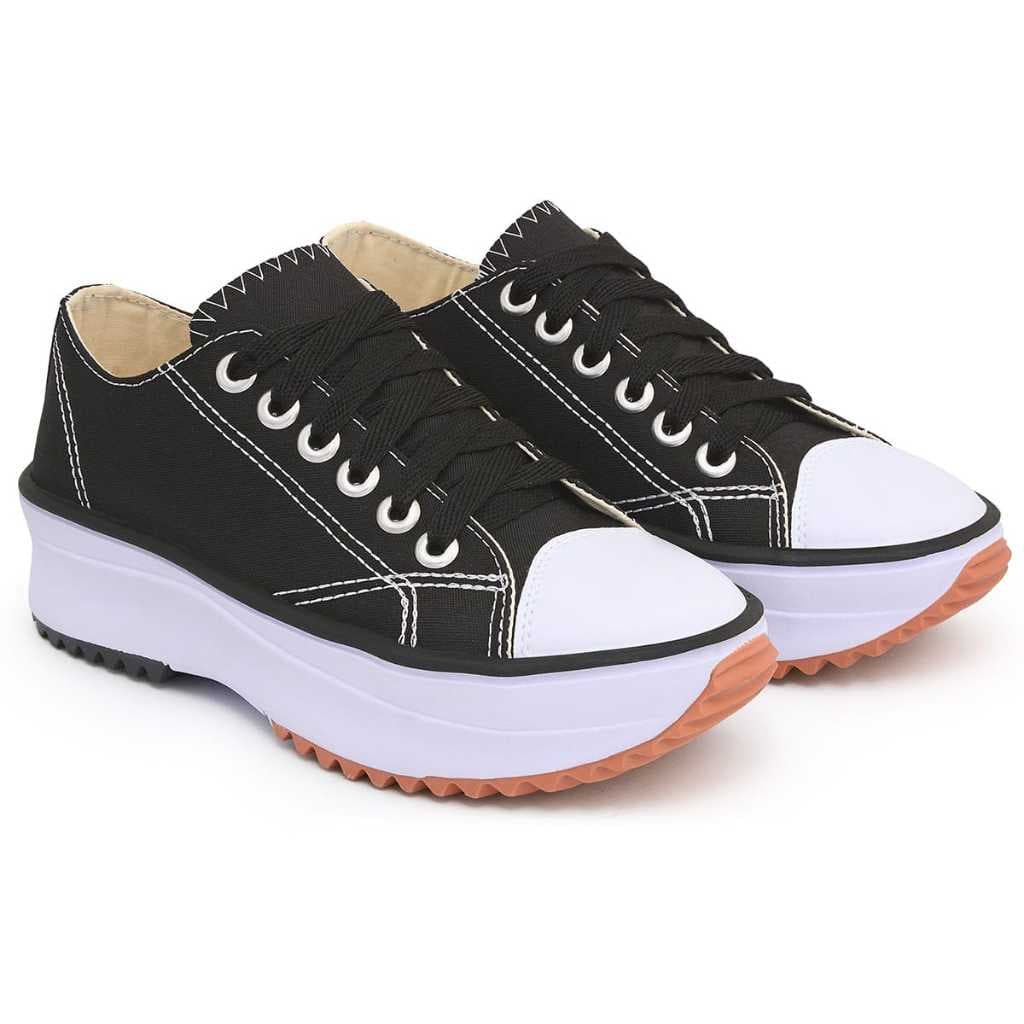 Tênis  Plataforma Feminino Confortável Leve