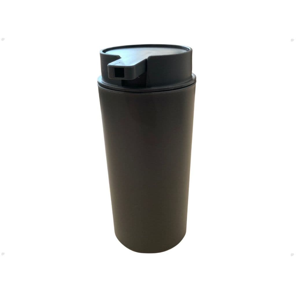 Porta Sabonete Liquído Serene 290ml De Plástico Cinza Chumbo