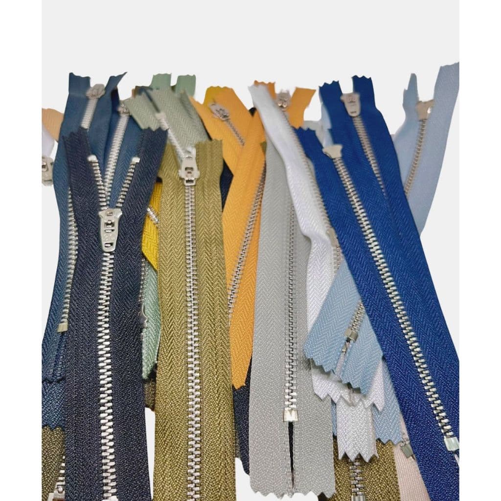 Zíper de Metal 15CM e 12CM para Jeans e Confecção – Cores Resistentes
