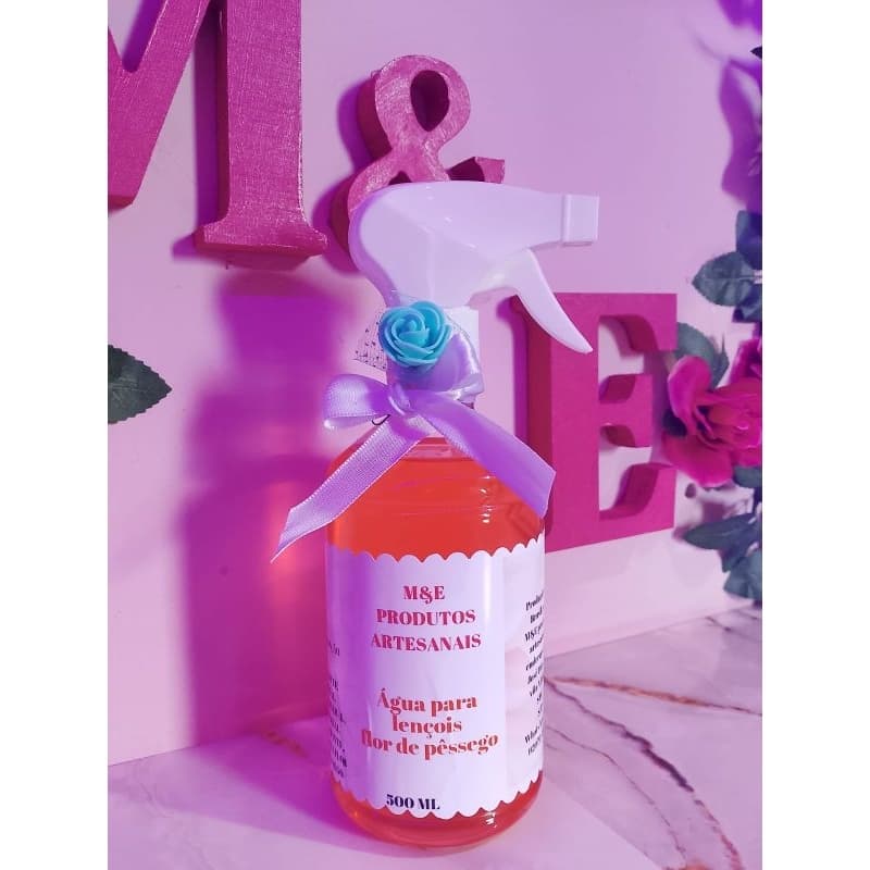 Água perfumada para lençóis lavanda e flor de pêssego 500 ml