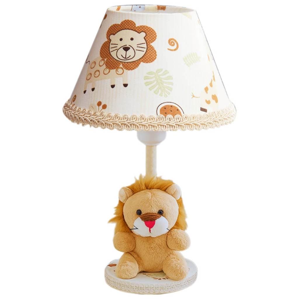 Abajur Infantil Luminaria para Quarto Bebê E Criança Safari Animais da Floresta Luminária Infantil
