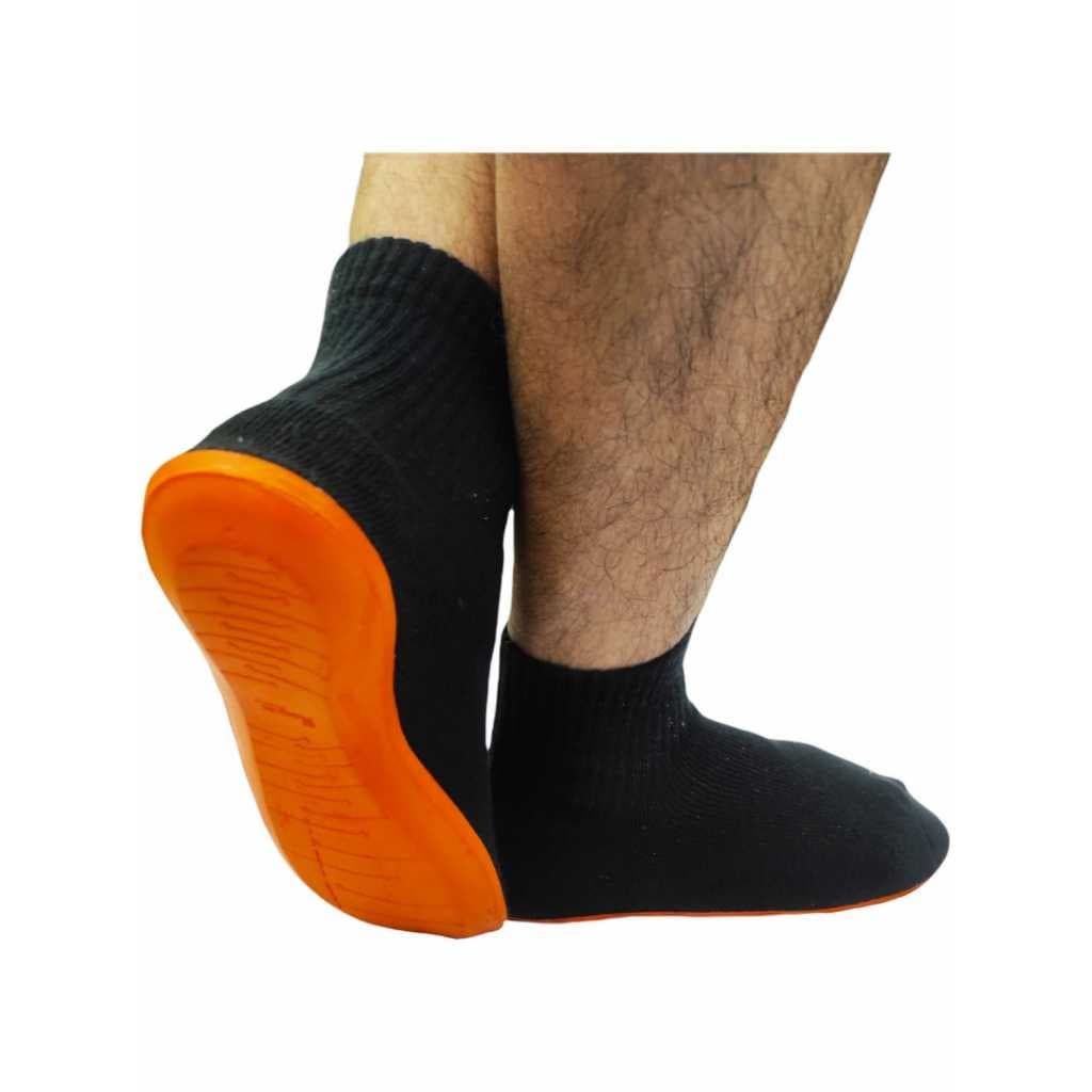 Kit 2 Pares Meia Com Solado Antiderrapante Para Casa All Soft Unissex