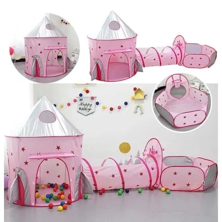 Barraca Infantil com Led Casinha Tenda de Brincar Kids Cabaninha Infantil Brinquedo Unissex Criança