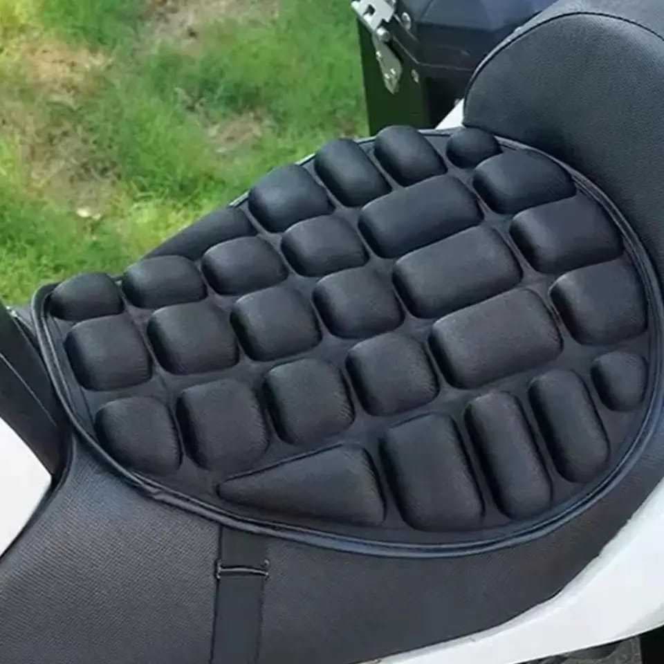 Almofada Para Banco De Moto Em Espuma Não Esquenta/ Respirável/ Anatômica