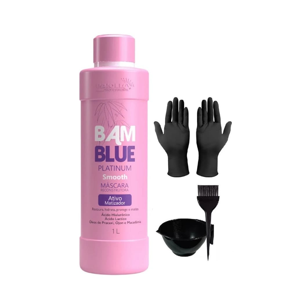 Paiolla Escova Progressiva Bamblue Cabelos Loiros 1l.NF