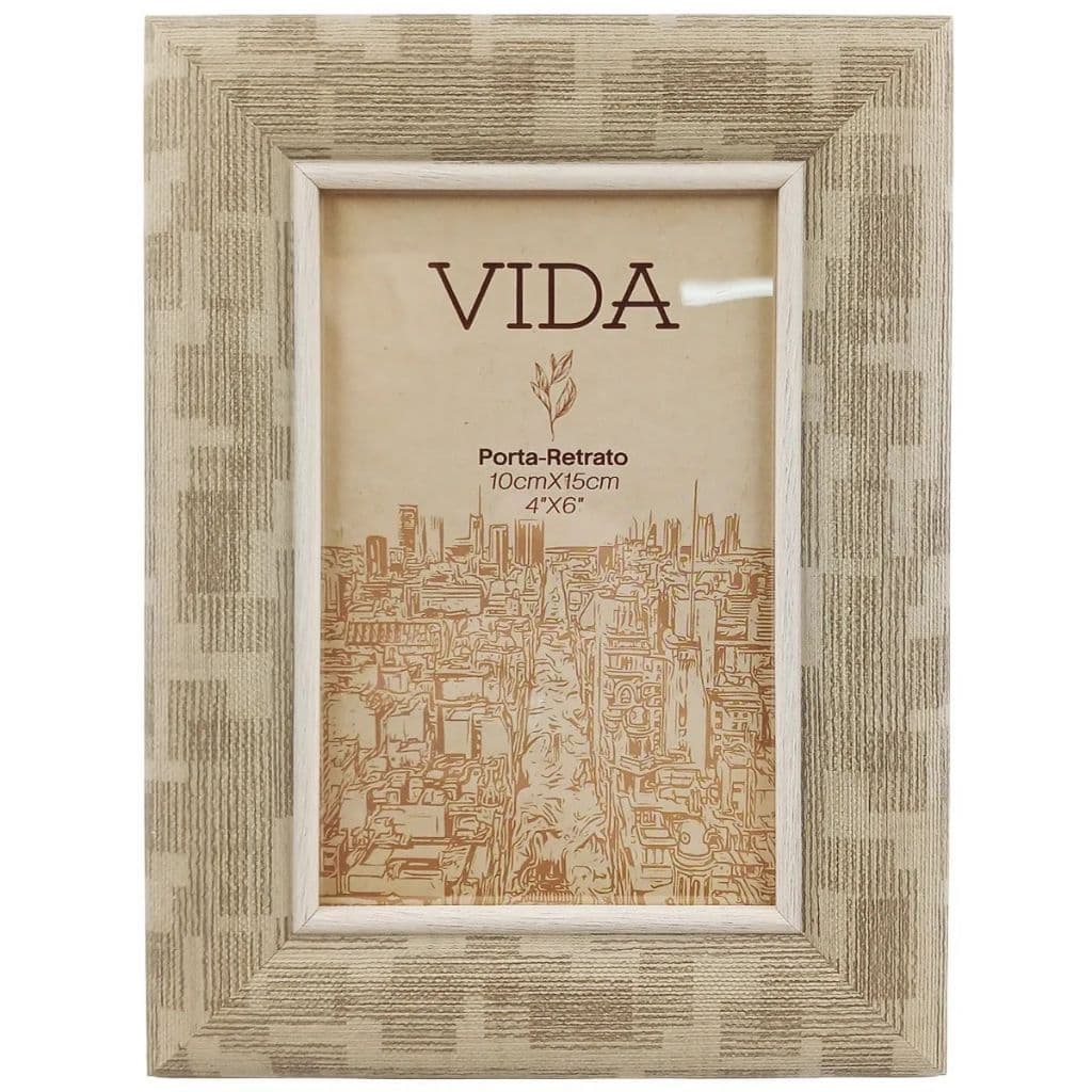 Porta Retratos de Mesa MDF Collection Moldura Decorativa de Fotos 10x15cm