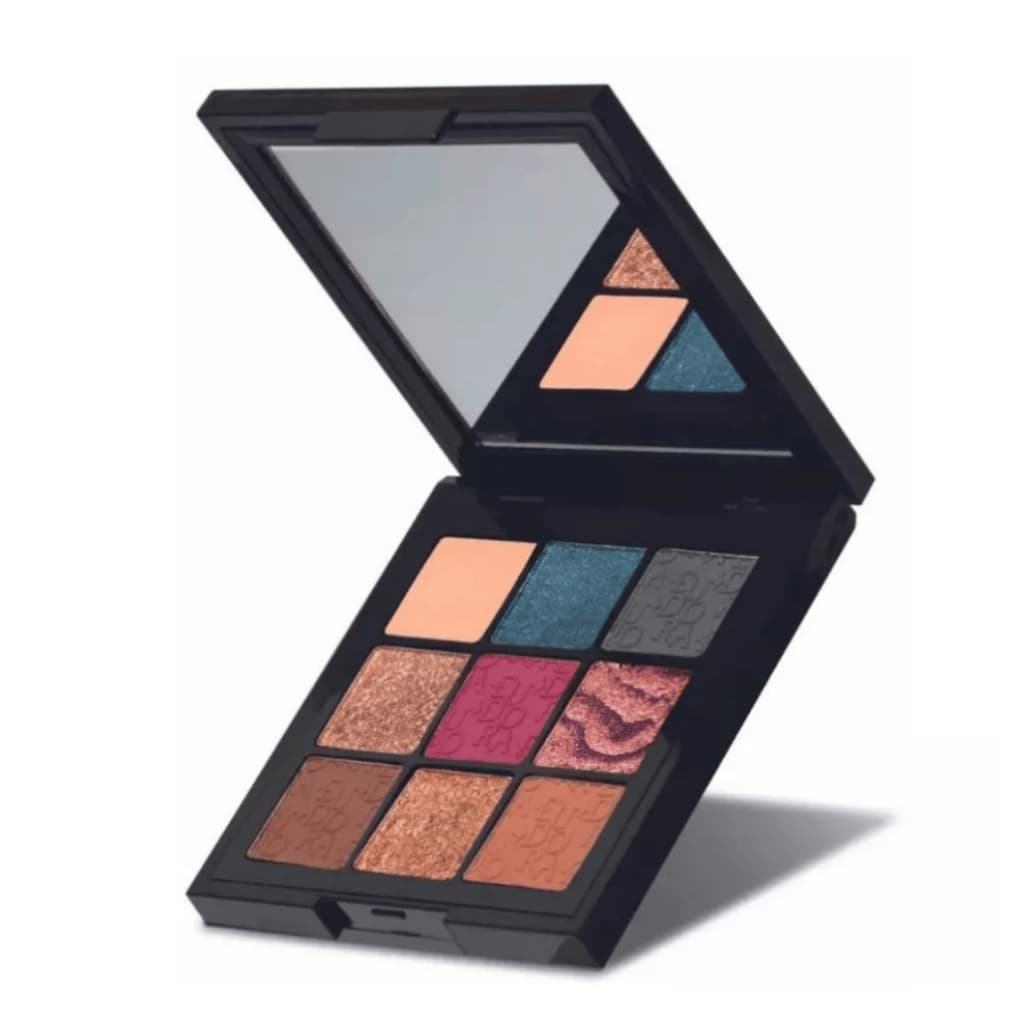 Paleta Eudora Glam Essential 5,85g by Camila Queiroz – 8 Sombras Matte e Brilho + Primer Fixador