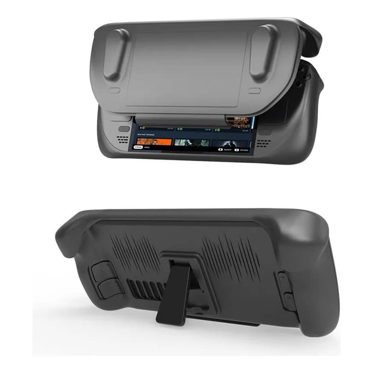 Kit Case Capa com Suporte e Tampa Frontal - Steam Deck (LCD e OLED)