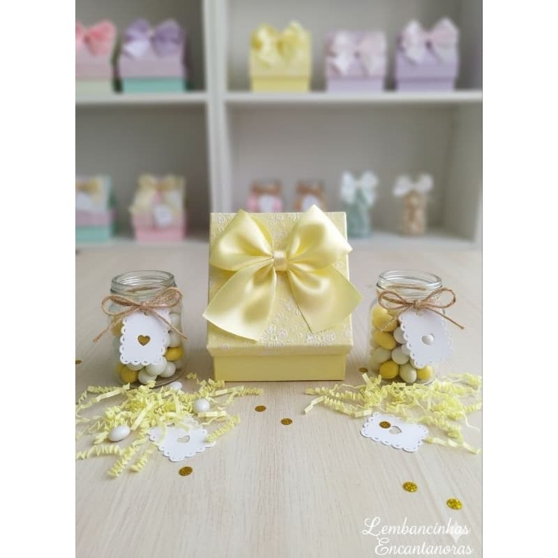 Laços de Cetim Amarelo com Fio Encerado – 8x8cm Ideal para Lembrancinhas e Artesanato ENVIO RÁPIDO