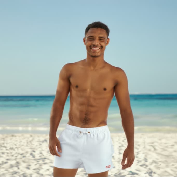 Bermuda Short Tactel Masculino Leve e Respirável Moda Praia  Férias Mauricinho Envio Rápido