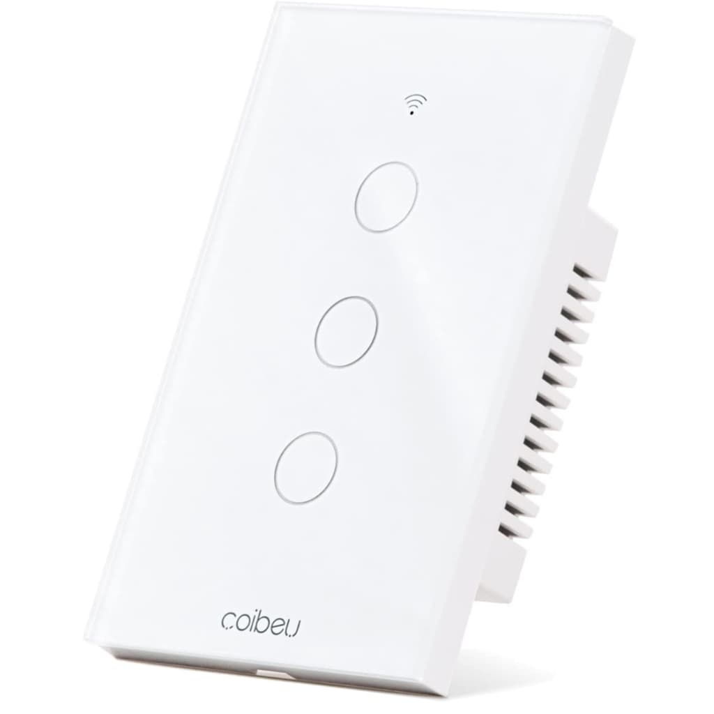 COIBEU Tuya WiFi Interruptor Inteligente Touch com Controle Remoto Sem Fio para Alexa e Google Home