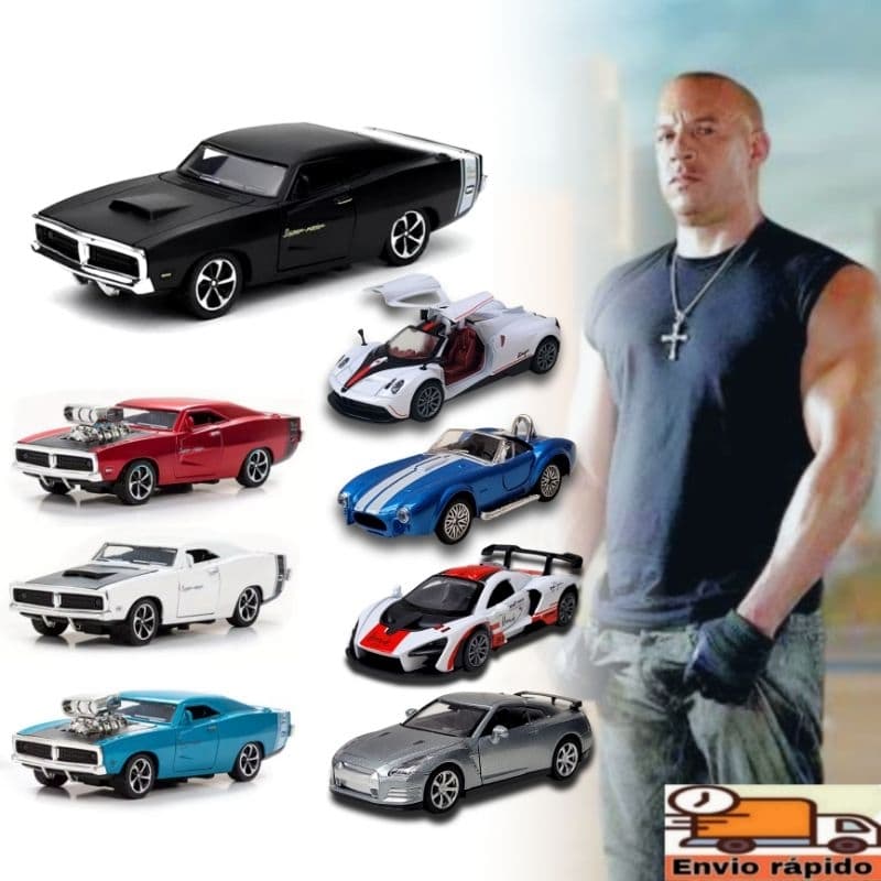 Miniatura de Ferro Velozes e Furiosos Super Charger, Supra, GTR Metal de Fricção Carro de Brinquedo