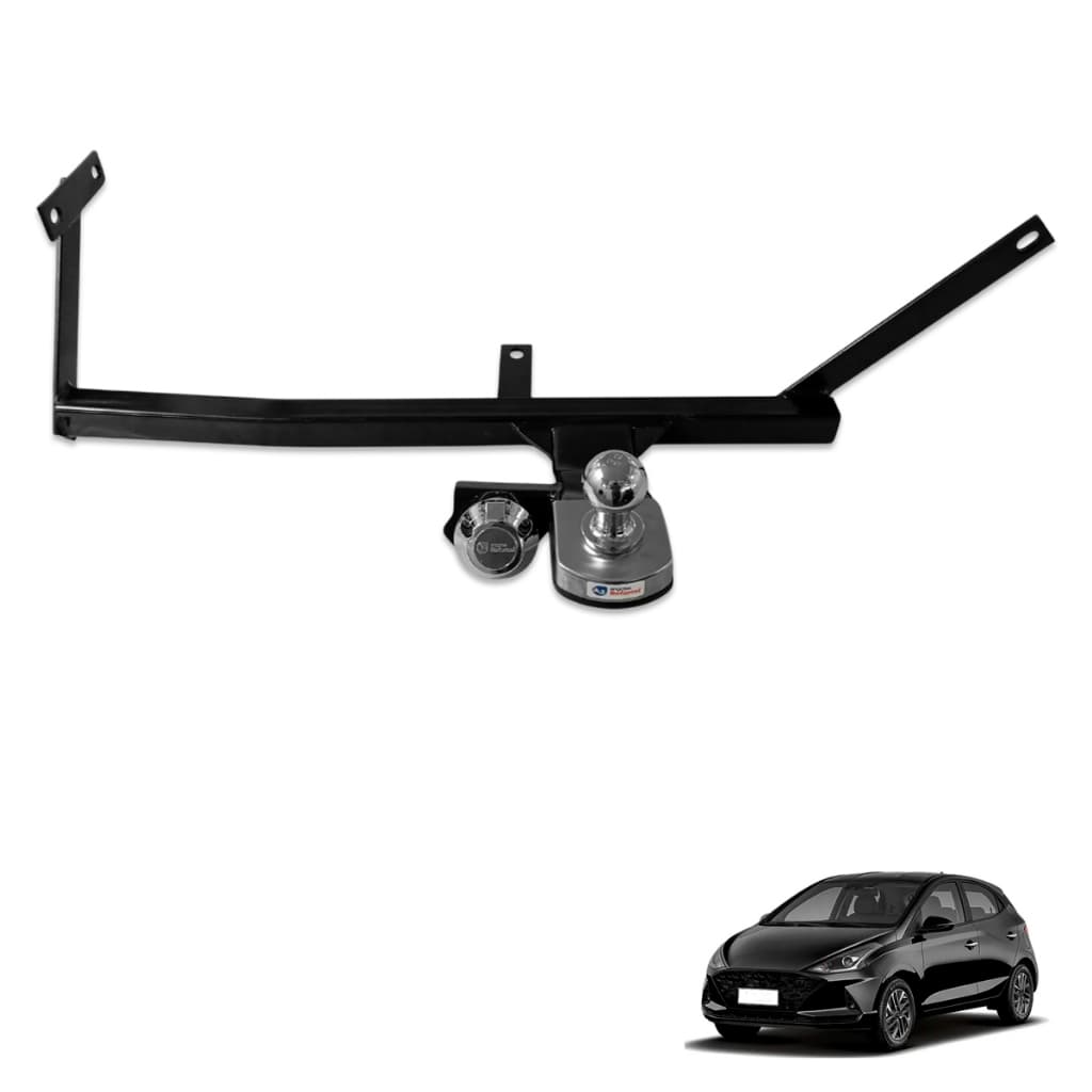 Engate de Reboque HB20 Hatch 2020 a 2026 Rabicho Fixo 500kg