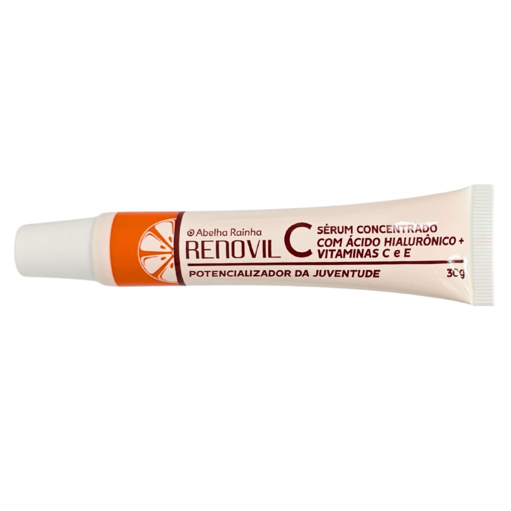 Sérum Concentrado Com Ácido Hialurônico E Vitamina C e E Potencializador Da Juventude Renovil Abelha Rainha 30g