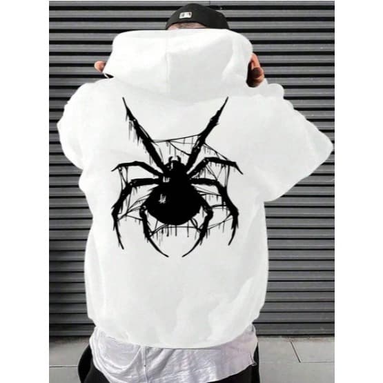 Moletom Blusao Canguru Unissex Aranha Personalizada Grosso Premium