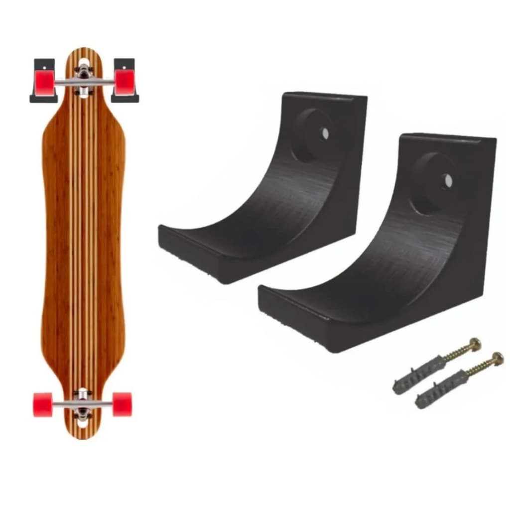 Suporte Skate/Longboard Completo Com Parafusos