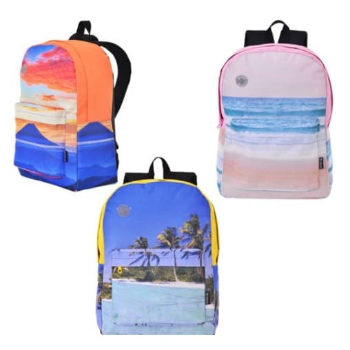 Mochila Juvenil Unissex 17" Basic Winth – Criativa com Tema Paisagens