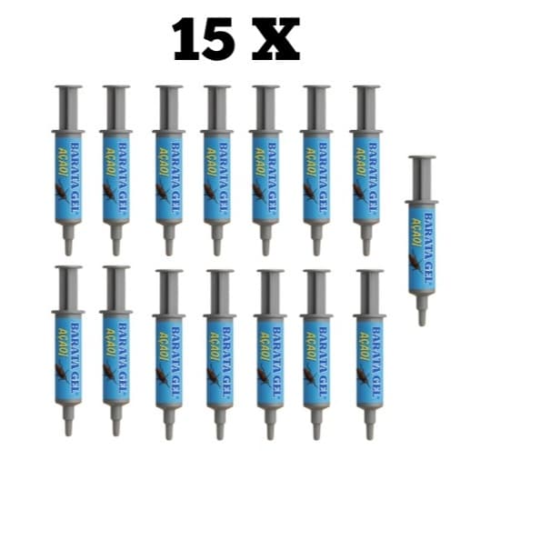 Kit com 15 Unidades de Mata Baratas - Baratagel