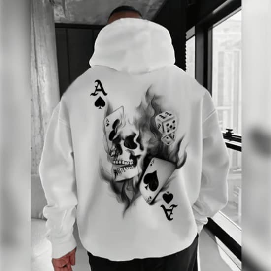 Blusa Moletom Canguru Com Capuz As Estampado Style Premium Street