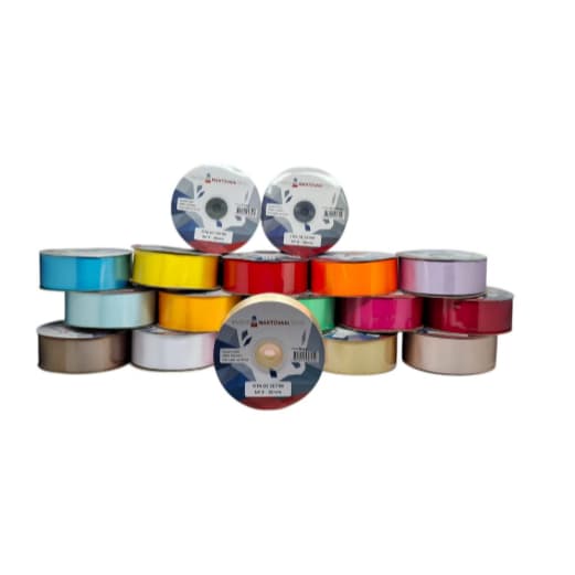 Fita de Cetim Lisa N°9 38mm – 50m | Laços, Artesanato, Bordado, Costura Criativa