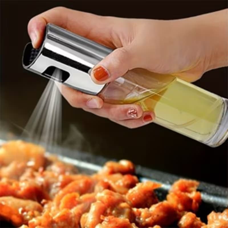 Spray Borrifador Pulverizador Para Cozinha Casa,Restaurantes De Azeite,Vinagre,Vinho,Àgua,Limão e Etc...Vidro De 100Ml.