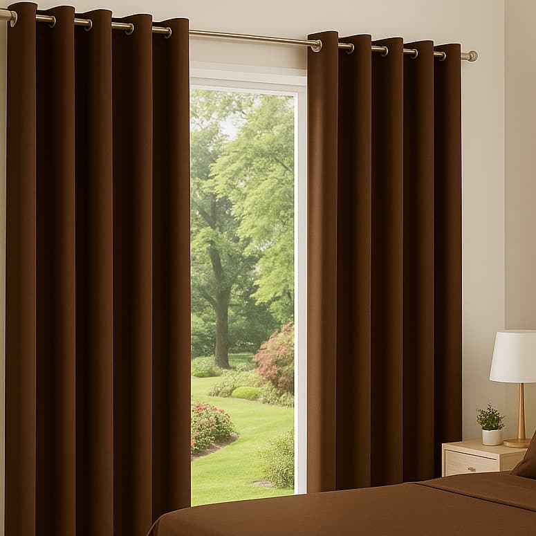 Cortina 2M com ilhós para Quarto e Sala