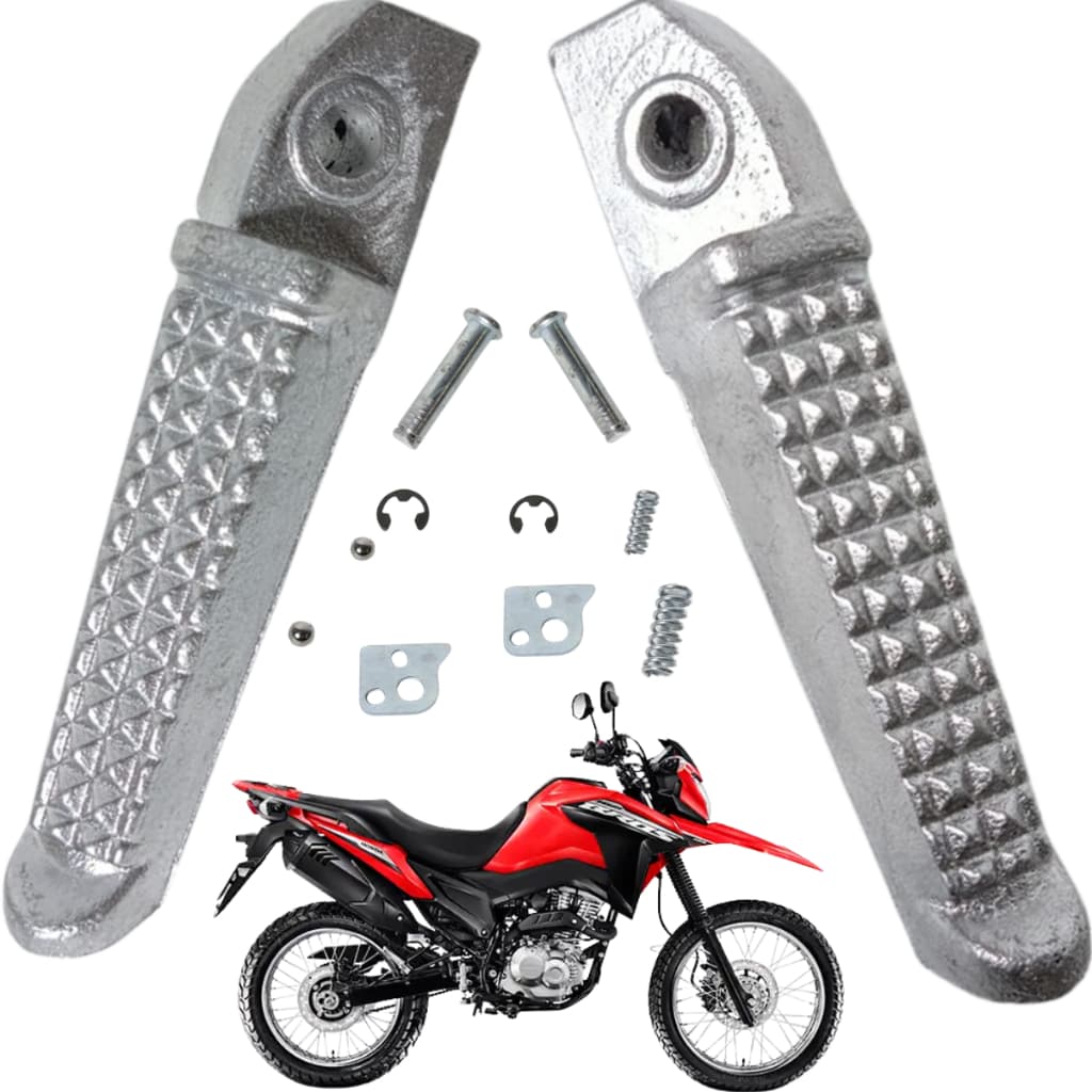 Pedaleira Traseira Apoio Para Honda Nxr Bros 160 2025 Xre 190 2025