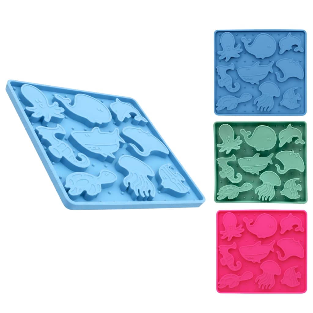 Comedouro Lento Para Cães Tapete De Lamber de Silicone Com Ventosas Ocean Lick - New York Pets