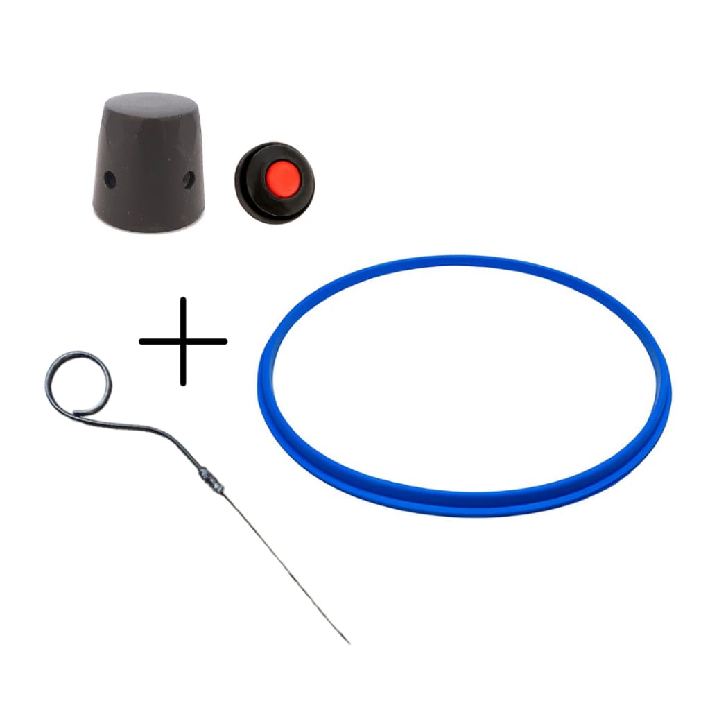 Kit Completo para P/ de Pressão Borracha Silicone+Peso do Pino+Válvula de Segurança+Agulha de Fogão