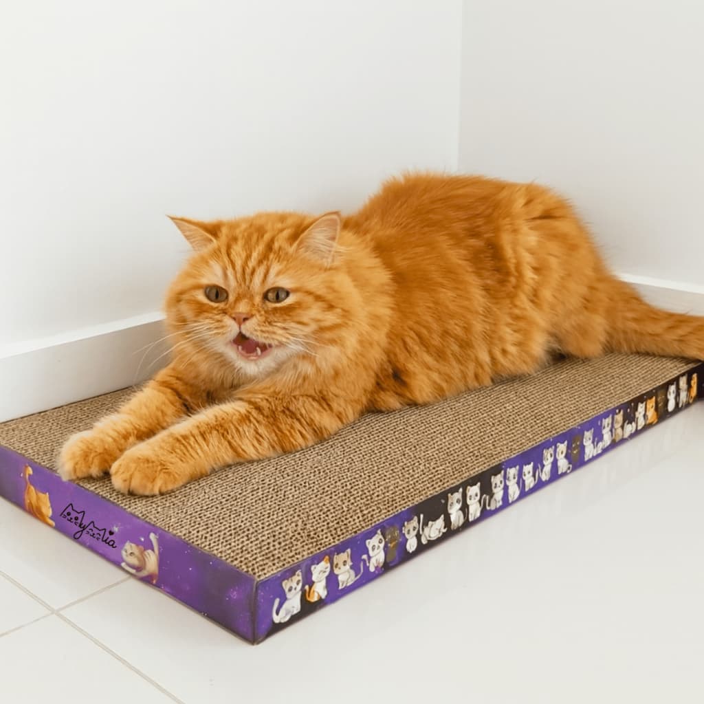 Brinquedo Arranhador de gatos Plano Dupla face Pet Discreto Antiestresse e ansiedade