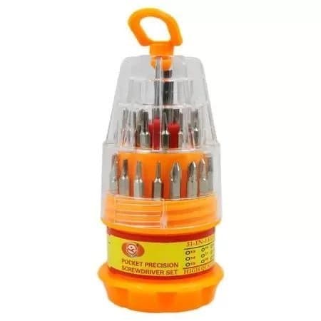 Kit Jogo De Chaves 30 Cabeças Precisão Fenda Torx Philips Conserto Celular Tablet Notebook