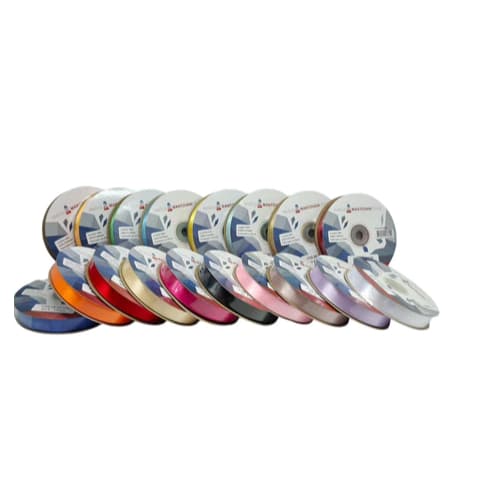 Fita de Cetim Lisa 50m FC N°3 - 15mm | Laços, Artesanato, Bordado, Costura Criativa