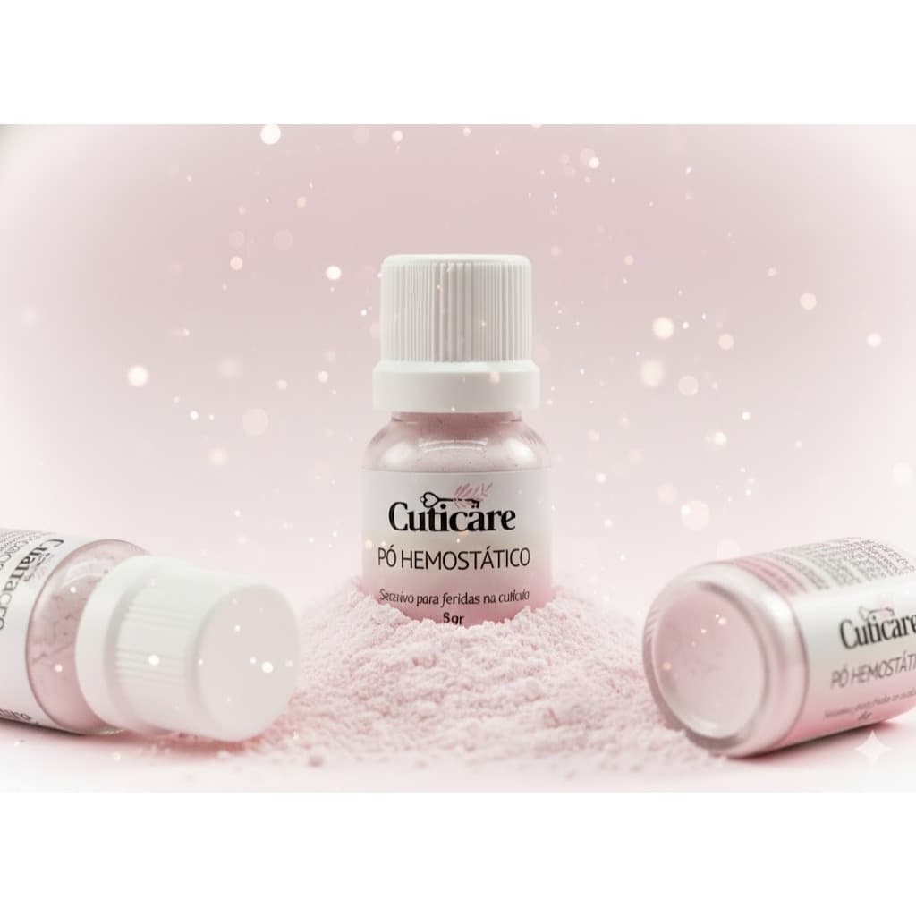 pó hemostatico rosa para culticulas