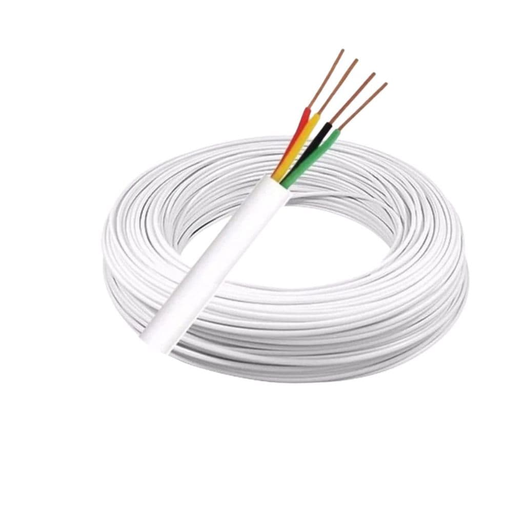 Cabo Alarme Interfone 4 vias Multicores 2 pares 0,40mm