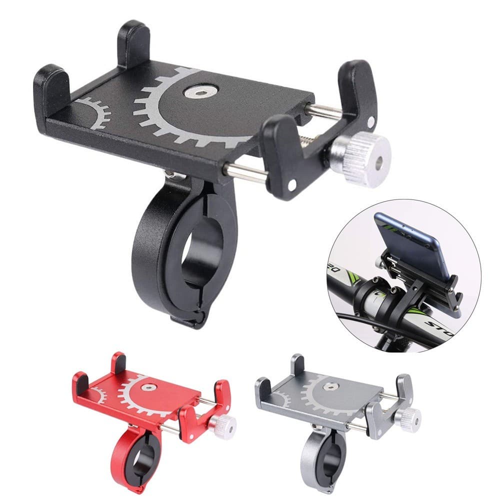 Suporte Para Celular GPS Bike Bicicleta E Moto Em Aluminio