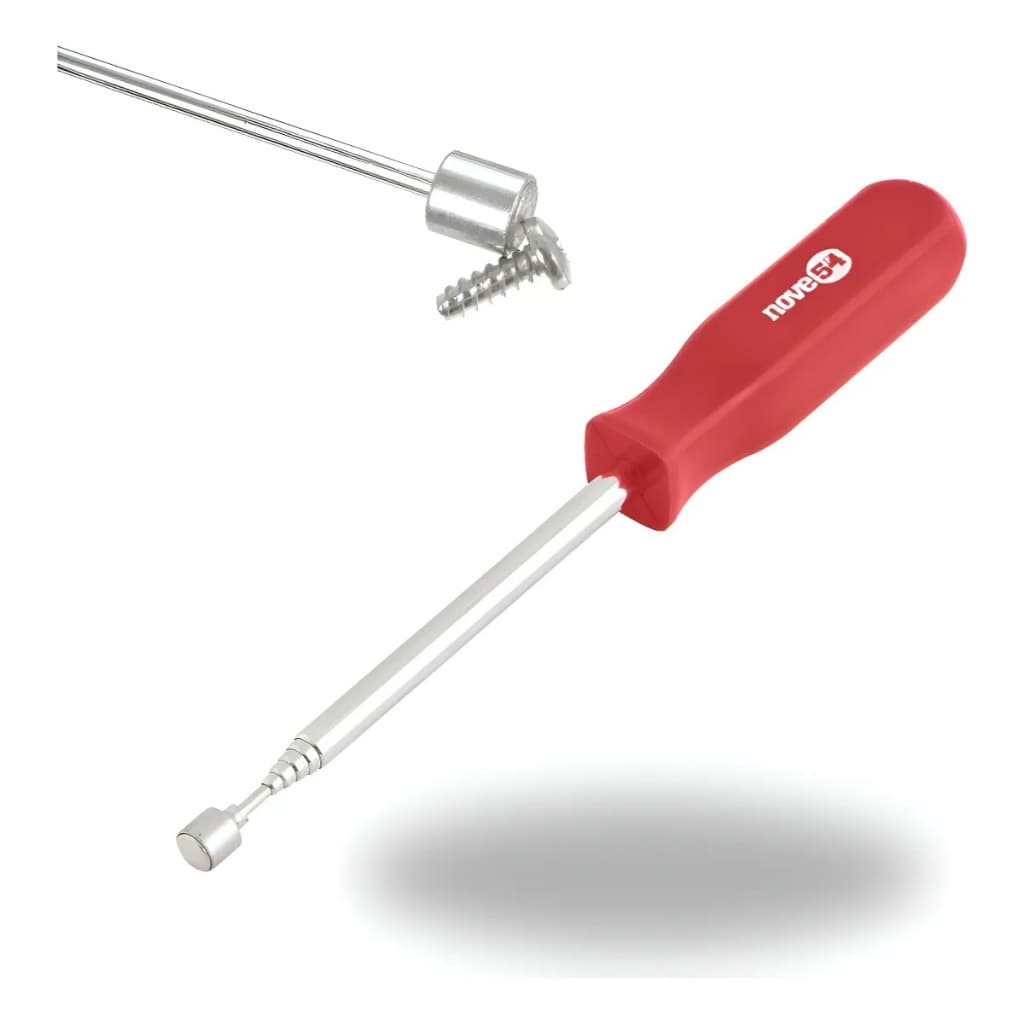 Caneta Pegador De Peças Parafusos Magnetico Telescopico