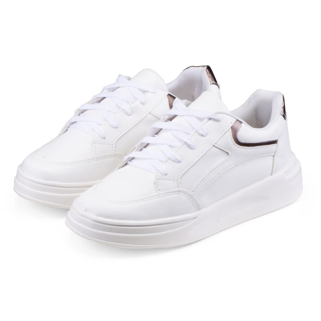 Tênis Casual Confortável Lifestyle Clean Versatil Básico