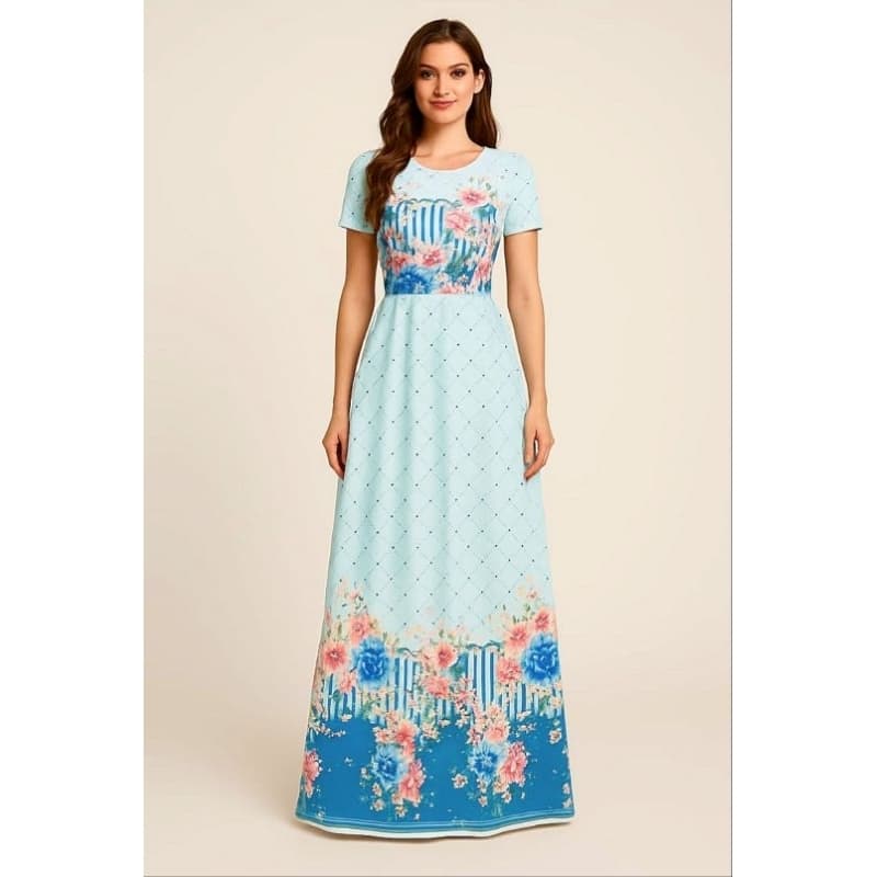 Vestido Chamise com botões e com Faixa M 40 e G 42