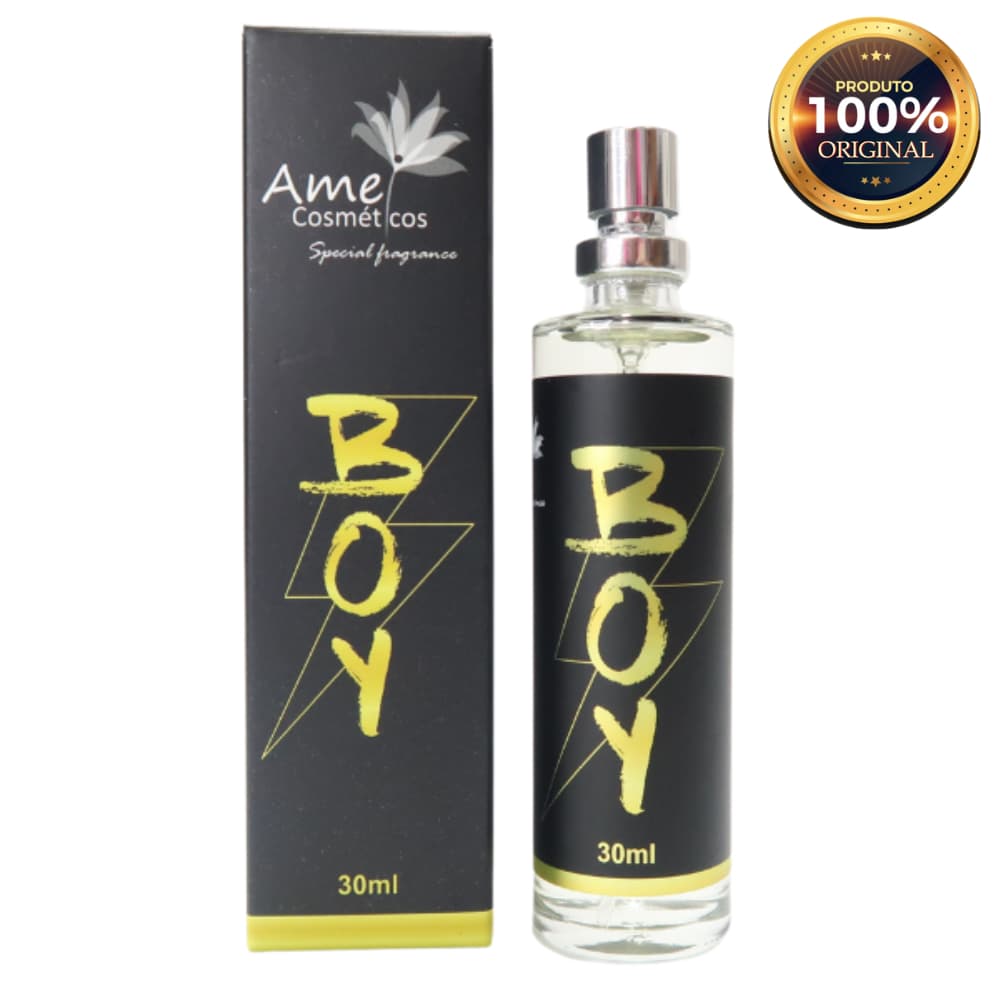 Boy Perfume Masculino Amei Cosméticos 30ml Alta Fixação Essência Importada Parfum